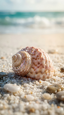 JPG 편집이미지 모래 파도 바다 섬 자연 휴가 조개 생물 해변 여름 햇빛 돌_바위 편집실사 AI포토 AI콘텐츠 계절 어패류 태양 CG 생태계 파일형식