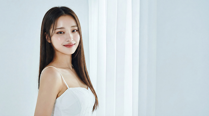 JPG 편집이미지 여자 패션 포즈 미소 내부 일상 분위기 편안함 창가 단정 청순 의료성형뷰티 스타일 편집실사 AI인물포토 AI콘텐츠 컨셉 창문 표정 사람 라이프 감각 CG 파일형식 AI포토