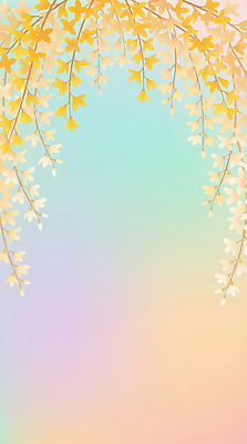 JPG 디자인 꽃잎 꽃 예술 컬러 백그라운드 일러스트 자연 장식 노란색 공간 감각 변화 떨어짐 그림 장면 부드러움 그라데이션 뷰티풀 국내일러스트 AI일러스트 AI콘텐츠 식물 컨셉 생태계 파일형식