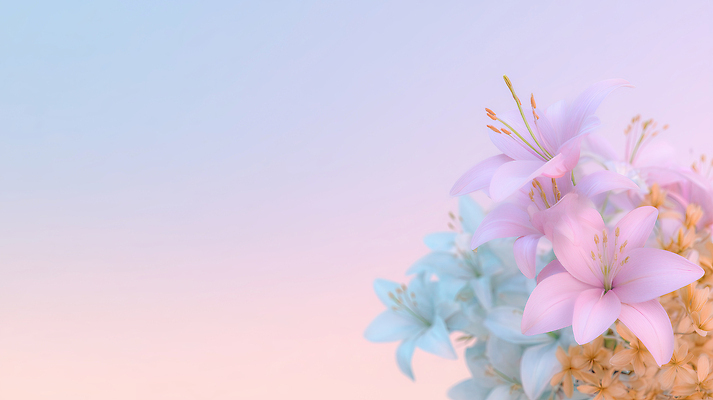 JPG 식물 편집이미지 꽃 분홍색 컬러 백그라운드 자연 생명 장식 봄 모임 성장 흰색 파스텔 조화 뷰티풀 파스텔톤 이미지편집 AI컴퓨터그래픽 AI콘텐츠 계절 학용품 생태계 파일형식