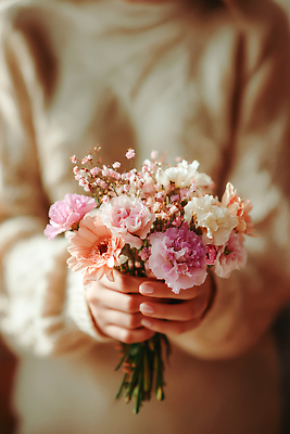 JPG 편집이미지 손 꽃 분홍색 꽃다발 자연 사람 봄 금색 양손 흰색 의료성형뷰티 편집실사 AI인물포토 AI콘텐츠 식물 계절 컬러 신체부위 CG 생태계 파일형식 AI포토