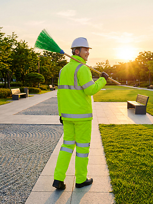 JPG 나무 편집이미지 공원 벤치 자연 하늘 노동자 웃음 초록색 태양 걷기 황혼 도구 작업 청소 환경미화원 의료성형뷰티 편집실사 AI인물포토 AI콘텐츠 자연요소 식물 직업 공공시설 컬러 의자 모션 표정 일몰 CG 생태계 파일형식 AI포토