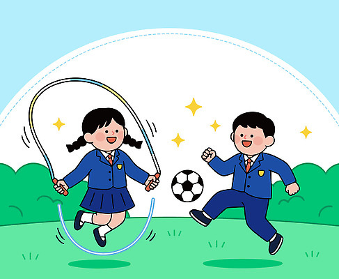 나무 여학생 교복 초등학생 어린이 남학생 포즈 일러스트 공 학교 모션 놀이 고등학교 웃음 친구 운동 축구 운동장 유치원 체육 즐거움 줄넘기 중학교 국내일러스트 AI파일 식물 학생 옷 여자 교육 남자 감정 스포츠시설 관계 표정 건강 사람 구기 공간 파일형식 벡터