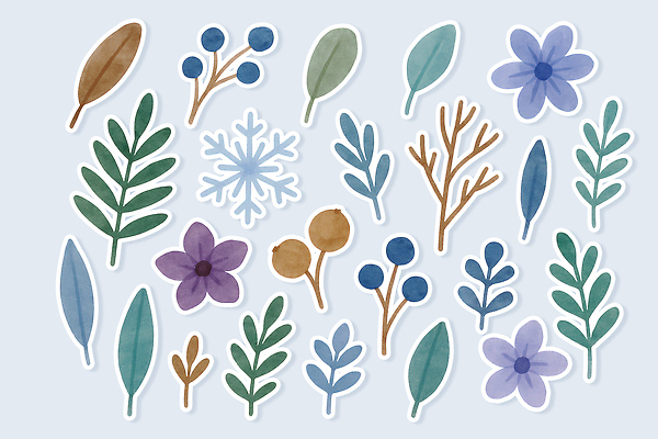 식물 계절 무늬 취미 생태계 파일형식 스티커 꽃 디자인 잎 열매 자연 컬러 패턴 예술 장식 여름 봄 그래픽 수채화 원예 창의성 국내일러스트 일러스트 PSD