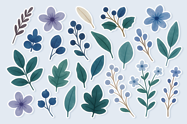 식물 컬러 다수 무늬 취미 생태계 파일형식 꽃 자연 백그라운드 그림 모양 디자인 장식 원예 그래픽 예술 패턴 잎 줄기 파란색 초록색 보라색 다양 국내일러스트 일러스트 PSD