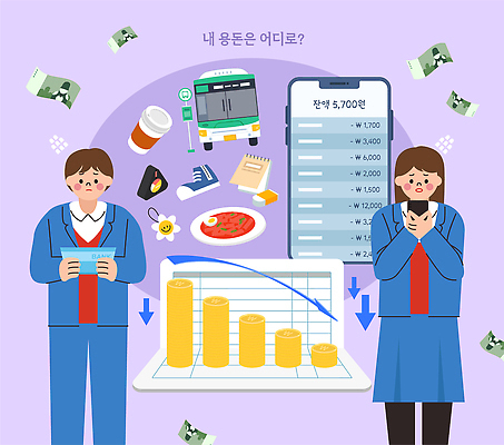 육상교통 컨셉 대중교통 경제 핸드폰 스마트기기 파일형식 벡터 재정 관리 용돈 학생 스마트폰 그래프 통계 장신구 음식 버스 비용 모션 금융 소비 분석 계획 수입 정보 국내일러스트 일러스트 AI파일