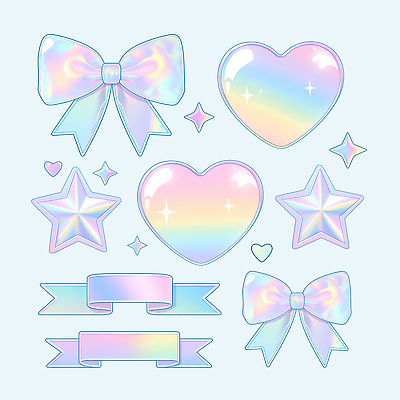 클립아트 모양 PSD 디자인 별 리본 컬러 스티커 패턴 일러스트 학교 아이디어 장식 하트 공예 그림 파스텔 꾸미기 홀로그램 국내일러스트 자연요소 교육 컨셉 무늬 학용품 취미 파일형식