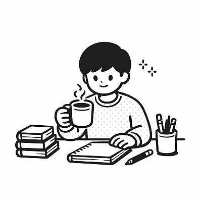 학생 손 커피 일러스트 재료 일상 책 학습 독서 펜 공책 방 도구 서재 커피잔 스케치 집중 책상 자취 국내일러스트 AI파일 교육 음료 가구 컨셉 문구용품 잔 미술 라이프 신체부위 필기구 파일형식 벡터