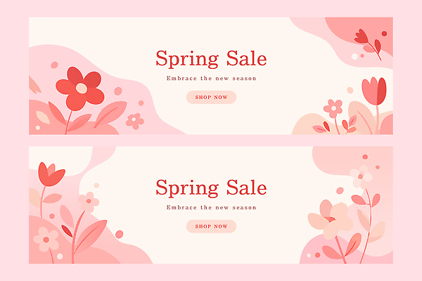 템플릿 디자인 배너 배너템플릿 계절 꽃 예술 컬러 자연 이벤트 그래픽 쇼핑 판매 세일 봄 AI파일 식물 생태계 파일형식 벡터