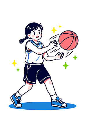 손 스포츠 일러스트 모션 협력 농구 농구공 웃음 소녀 파란색 친구 반짝임 달리기 운동 검은색 에너지 흰색 집중 노력 일러캐릭터 AI파일 캐릭터 여자 어린이 컬러 컨셉 공 관계 표정 건강 신체부위 구기 파일형식 벡터