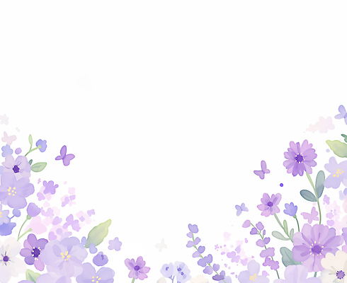 JPG 식물 디자인 꽃 컬러 나비 백그라운드 꽃밭 일러스트 자연 생명 미소 풍경 잔디 정원 보라색 봄 화사함 조화 뷰티풀 카피스페이스 국내일러스트 AI일러스트 AI콘텐츠 계절 곤충 컨셉 표정 공백 생태계 파일형식