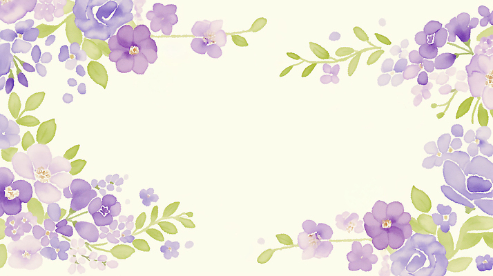 JPG 모양 식물 디자인 꽃 예술 선 컬러 백그라운드 잎 패턴 일러스트 자연 수채화 장식 스크린 보라색 봄 화려 크기 배열 뷰티풀 카피스페이스 국내일러스트 AI일러스트 AI콘텐츠 계절 컨셉 무늬 공백 생태계 파일형식