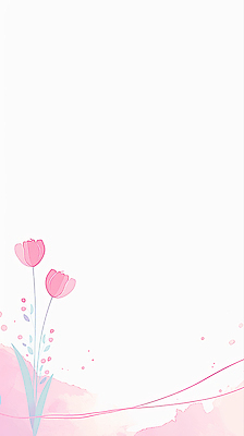 JPG 식물 계절 꽃 감정 분홍색 컬러 백그라운드 꽃밭 일러스트 자연 생명 환경 정원 봄 튤립 물방울 식물원 뷰티풀 생동감 국내일러스트 AI일러스트 AI콘텐츠 생태계 파일형식