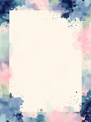 JPG 디자인 예술 분홍색 백그라운드 일러스트 도안 추상 수채화 그래픽 파란색 스크린 페인트 물감 공백 그림 색감 국내일러스트 AI일러스트 AI콘텐츠 컬러 무늬 미술도구 파일형식