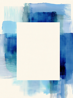 JPG 디자인 예술 컬러 백그라운드 일러스트 수채화 프레임 그래픽 파란색 표현 그림 질감 작품 캔버스 비율 창의성 스타일 국내일러스트 AI일러스트 AI콘텐츠 미술 파일형식