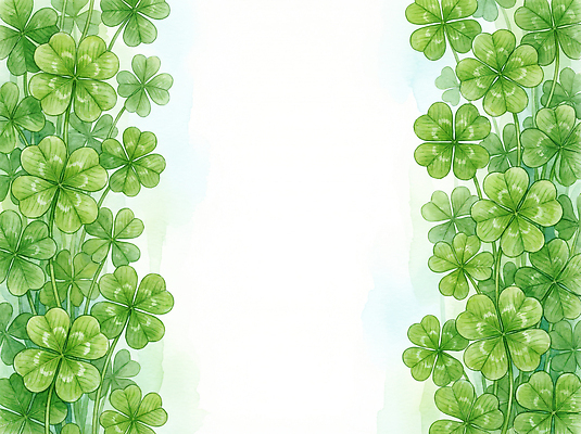 JPG 모양 식물 디자인 사계절 예술 백그라운드 잎 일러스트 자연 수채화 프레임 초록색 태양 물감 공백 자유 성장 네잎클로버 클로버 작품 국내일러스트 AI일러스트 AI콘텐츠 자연요소 계절 컬러 컨셉 미술 미술도구 생태계 파일형식