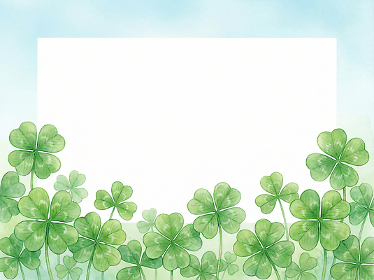 JPG 식물 사계절 백그라운드 일러스트 자연 하늘 수채화 풍경 잔디 초록색 여름 환경 촬영 성장 원형 네잎클로버 클로버 조경 평면 전경 국내일러스트 AI일러스트 AI콘텐츠 도형 계절 컬러 생태계 파일형식 탑뷰
