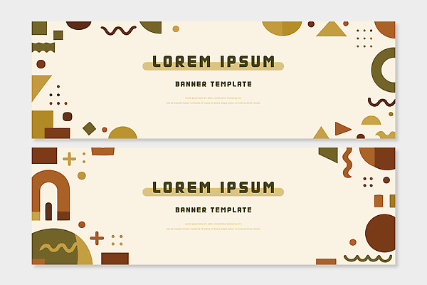 도형 템플릿 디자인 배너 배너템플릿 컬러 백그라운드 그래픽 자료 표현 원형 삼각형 직사각형 조합 AI파일 파일형식 벡터