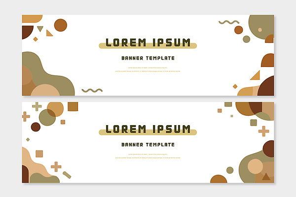 모양 도형 템플릿 디자인 배너 배너템플릿 컬러 그래픽 웹 다양 심플 마케팅 스타일 AI파일 다수 인터넷 파일형식 벡터