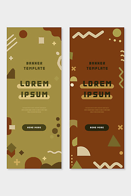 도형 템플릿 디자인 배너 배너템플릿 세로배너 컬러 패턴 텍스트 그래픽 레이아웃 마케팅 창의성 AI파일 무늬 세로 파일형식 벡터