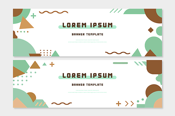 모양 도형 템플릿 디자인 배너 배너템플릿 컬러 패턴 그래픽 배열 기하학 구성 단순화된 AI파일 무늬 파일형식 벡터