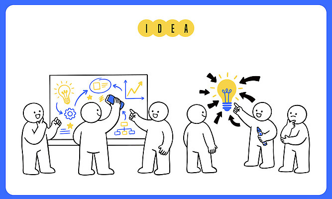 다수 컨셉 비즈니스 모션 말하기 사람 파일형식 벡터 아이디어 회의 토론 여러명 발표 스크린 의견 설명 피드백 그래프 협력 창의성 기획 브레인스토밍 문제해결 대화 준비 AI파일 국내일러스트 일러스트