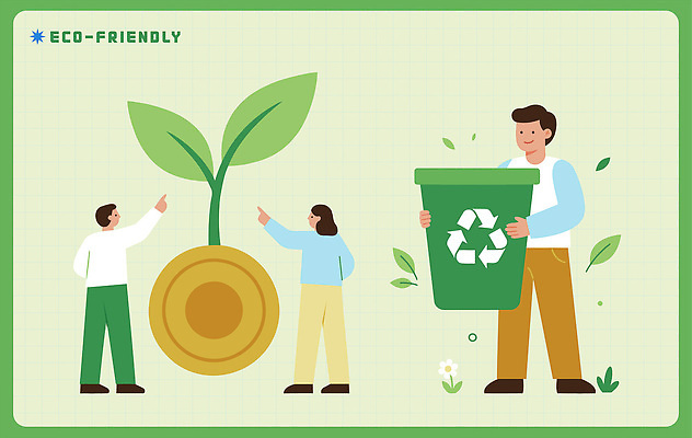 식물 교육 일러스트 모션 자연 통 대화 사람 환경 재활용 성장 도시 의식 에코 친환경 생태계 뿌리 문제 해결 정책 국내일러스트 AI파일 말하기 파일형식 벡터