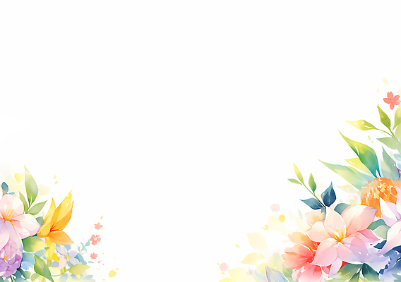 JPG 디자인 꽃 화분 화초 예술 컬러 꽃다발 백그라운드 잎 패턴 일러스트 자연 수채화 초원 장식 정원 봄 화사함 뷰티풀 국내일러스트 AI일러스트 AI콘텐츠 식물 계절 컨셉 무늬 생태계 파일형식