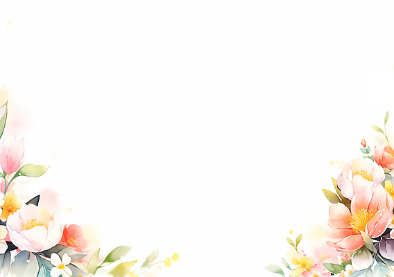 JPG 모양 식물 디자인 꽃 예술 컬러 백그라운드 잎 일러스트 자연 장식 봄 흰색 크기 배열 그림 부드러움 뷰티풀 국내일러스트 AI일러스트 AI콘텐츠 계절 감각 생태계 파일형식