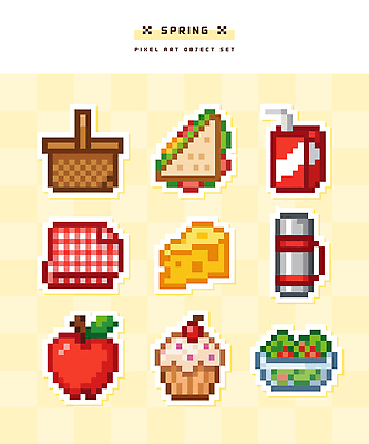 음료 음식 과일 일러스트 디저트 샌드위치 야외 그래픽 빨간색 소풍 노란색 바구니 봄 샐러드 저녁 컵케이크 체크무늬 디지털아트 픽셀 국내일러스트 AI파일 계절 컬러 무늬 야외활동 케이크 야간 파일형식 벡터