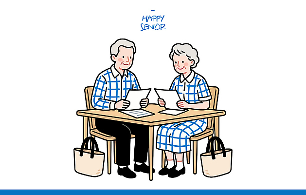 손 옷 노년 감정 가방 일러스트 모션 탁자 대화 웃음 사람 앉기 친구 실버라이프 노후 사무 읽기 문서 사교 대면 국내일러스트 AI파일 라이프스타일 잡화 가구 관계 표정 말하기 성인 신체부위 업무 파일형식 벡터