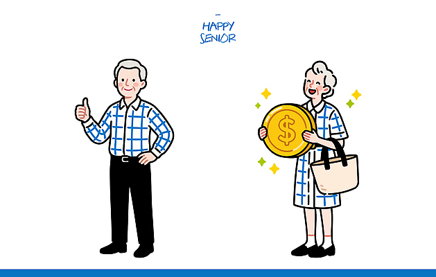 캐릭터 기호 노년 행복 상징 돈 일러스트 모션 웃음 취미 생활 실버라이프 노후 동전 게임 최고 부자 그림 체크무늬 성별 동반자 재정 국내일러스트 AI파일 문자 라이프스타일 감정 컨셉 무늬 놀이 표정 성인 재산 파일형식 벡터