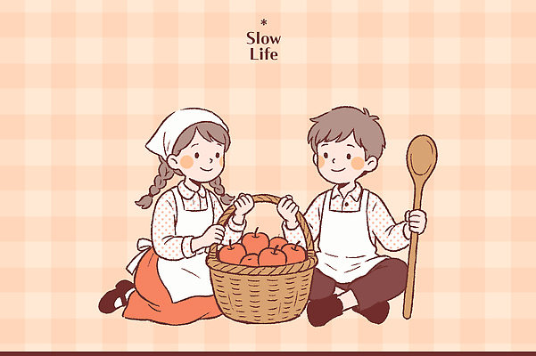어린이 음식 일러스트 가족 모션 자연 손잡이 요리 일상 라이프 농작물 농장 바구니 도구 시골 시간 사과 손주 즐거움 준비 제빵 국내일러스트 AI파일 감정 농업 과일 관계 사람 생활 제과제빵 생태계 파일형식 벡터