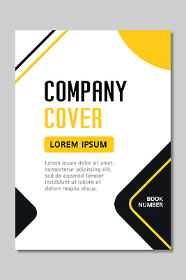 템플릿 문자 표지디자인 디자인 표지 북커버 회사 그래픽 노란색 검은색 중앙 인쇄 문서 정리 이미지템플릿 AI파일 컬러 비즈니스 파일형식 벡터
