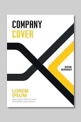 템플릿 표지디자인 디자인 표지 컬러 북커버 회사 텍스트 그래픽 책 노란색 검은색 흰색 직선 레이아웃 문서 스타일 이미지템플릿 AI파일 선 비즈니스 파일형식 벡터
