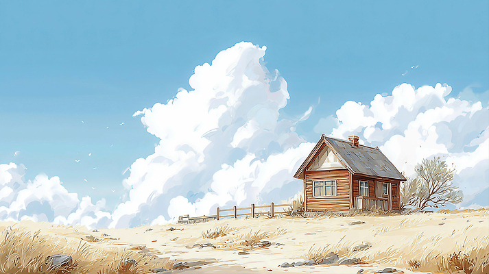 JPG 겨울 일러스트 가족 자연 하늘 바람 풍경 일상 정원 고요 돌_바위 농촌 황무지 땅 국내일러스트 AI일러스트 AI콘텐츠 자연요소 계절 관계 날씨 라이프 시골 생태계 파일형식