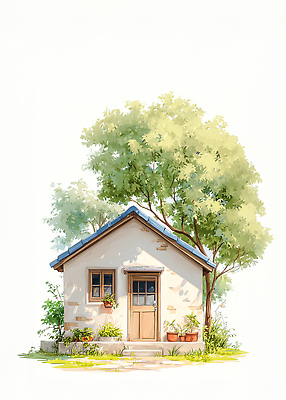 식물 건축물 뷰포인트 컬러 주택 건물 담장 태양 땅 생태계 원예 파일형식 AI콘텐츠 나무 자연 정원 햇빛 단독주택 공간 정원가꾸기 조경 원근감 초록색 평지 울타리 국내일러스트 일러스트 JPG AI일러스트