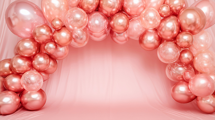 JPG 모양 편집이미지 디자인 분홍색 백그라운드 이벤트 장식 파티 공간 분위기 크기 아치 풍선 테마 이미지편집 AI컴퓨터그래픽 AI콘텐츠 컬러 컨셉 파일형식