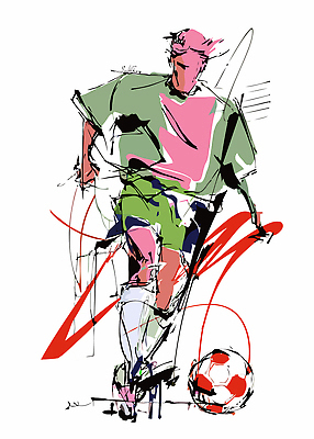 옷 스포츠 컨셉 공 축구용품 스포츠시설 모션 문화예술 건강 미술 사람 구기 공간 파일형식 벡터 축구 운동선수 유니폼 운동장 풍경 운동 경기 남자 축구공 공격 드리블 군중 시간 포즈 그리기 국내일러스트 일러스트 AI파일 스케치 역동적