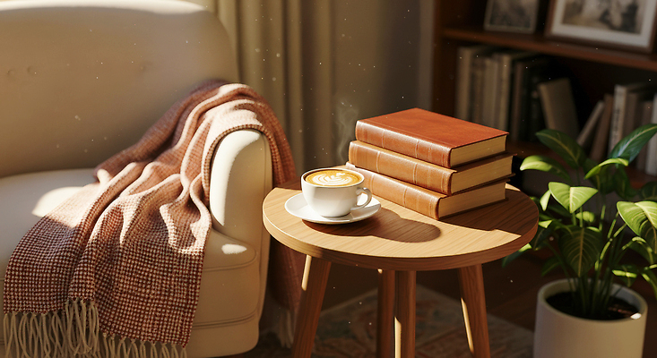 JPG 나무 편집이미지 커피 탁자 조명 일상 책 인테리어 소파 독서 갈색 줄무늬 공간 방 편안함 오브젝트 편집실사 AI포토 AI콘텐츠 식물 디자인 음료 컬러 가구 무늬 의자 라이프 감각 CG 파일형식