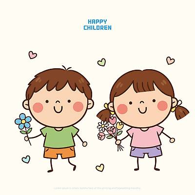 식물 여자 기념일 남자 감정 어린이 컨셉 관계 표정 미술 사람 신체부위 5월 생태계 파일형식 벡터 소년 소녀 꽃 웃음 모션 친구 자연 행복 컬러 손 드로잉 포즈 즐거움 함께함 사랑 기쁨 국내일러스트 일러스트 AI파일 어린이날 가정의달