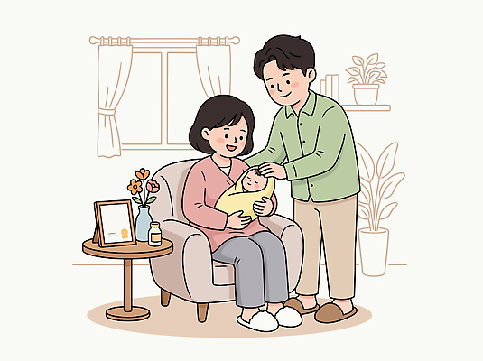 식물 행복 거실 일러스트 가족 엄마 주택 따뜻함 사랑 웃음 일상 장식 부모 소파 임산부 아기용품 육아 아기 아빠 보호 담요 육아휴직 국내일러스트 AI파일 감정 컨셉 의자 관계 휴가 표정 사람 건물 라이프 임신 오브젝트 파일형식 벡터