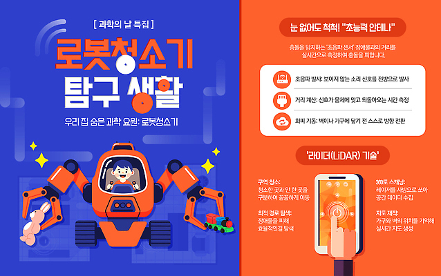 PSD 템플릿 교육 과학 집안 기술 실험 생활 자료 가전제품 정보 청소 편리함 혁명 자동화 청소로봇 스마트홈 이미지템플릿 컨셉 실내 로봇 파일형식 AI_인공지능