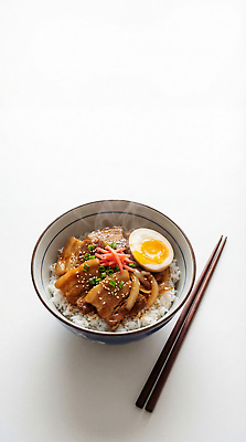 JPG 편집이미지 그릇 한식 음식 밥 육류 요리 계란 양념 저녁 김 점심 생강 쪽파 간편조리식품 편집실사 AI포토 AI콘텐츠 부타동 식기 채소 식재료 알 해조류 야간 CG 파 일본음식 파일형식