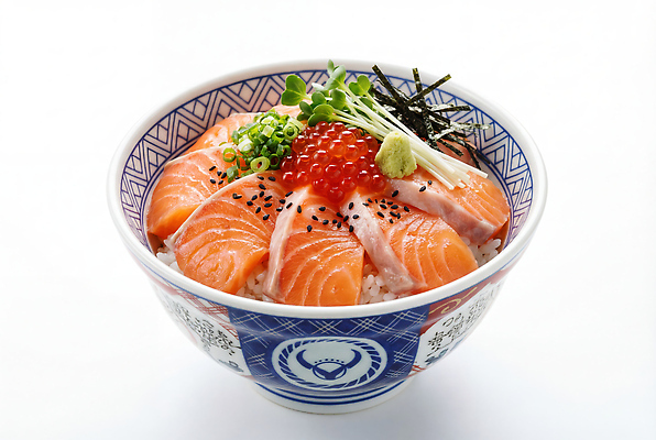 JPG 나무 편집이미지 그릇 음식 요리 장식 주방 알 식사 생선회 해산물 덮밥 연어 일본음식 연어덮밥 편집실사 AI포토 AI콘텐츠 식물 식기 어류 회 CG 파일형식