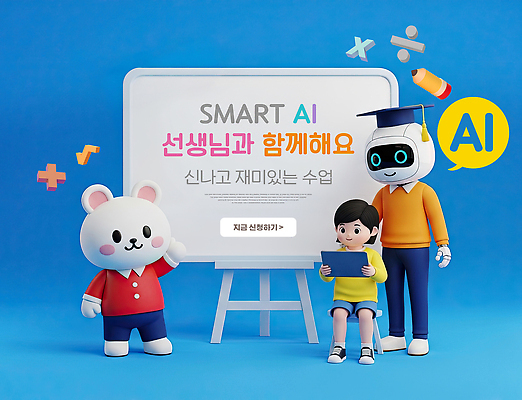PSD 편집이미지 캐릭터 교육 어린이 교실 모션 수업 기술 친구 학습 태블릿 교사 스마트 즐거움 AI_인공지능 이미지편집 직업 감정 컨셉 학교 관계 사람 전자제품 스마트기기 파일형식