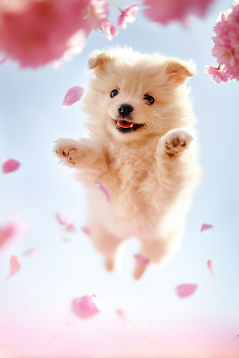 JPG 동물 편집이미지 꽃잎 행복 자연 하늘 사랑 여름 달리기 귀여움 환경 강아지 입장 놀기 편집실사 AI컴퓨터그래픽 AI콘텐츠 계절 꽃 감정 컨셉 모션 반려동물 개 CG 생태계 파일형식