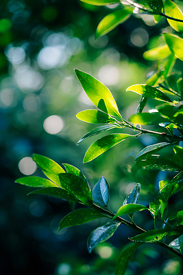 JPG 주간 나무 식물 편집이미지 잎 자연 생명 초록색 햇빛 환경 성장 물방울 숲 편집실사 AI포토 AI컴퓨터그래픽 AI콘텐츠 자연요소 컬러 태양 CG 생태계 파일형식