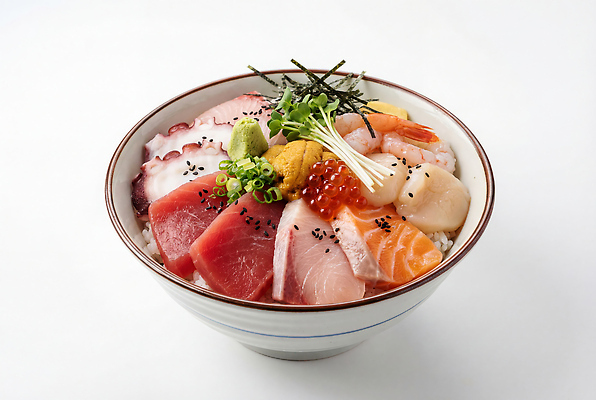 JPG 편집이미지 음식 어류 요리 중식 일본 식사 저녁 참치 해산물 덮밥 문어 연어 먹거리 해산물덮밥 카이센동 편집실사 AI포토 AI콘텐츠 아시아 연체동물 수중동물 야간 CG 일본음식 파일형식