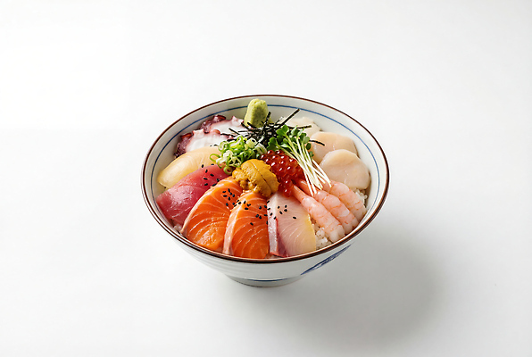 JPG 편집이미지 음식 식탁 밥 어류 요리 식사 맛 해산물 준비 덮밥 간장 일본음식 카이센동 편집실사 AI포토 AI콘텐츠 컨셉 탁자 수중동물 양념 CG 파일형식